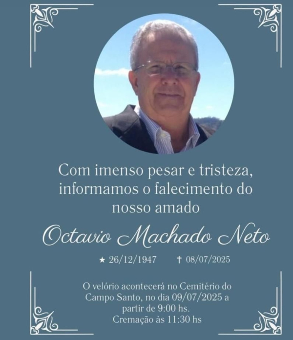  Nota de pesar - Octávio Machado Neto