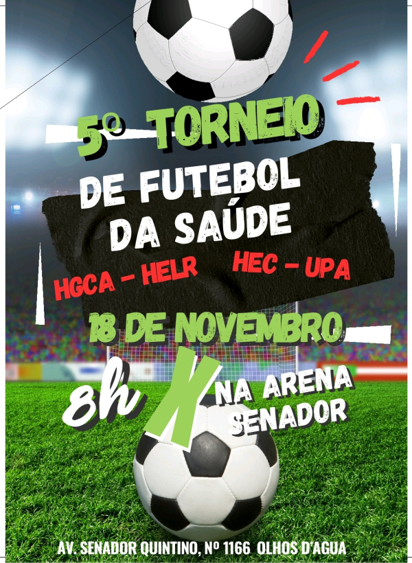 5º Torneio de Futebol da Saúde: Integração e conscientização no novembro azul