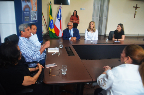 Ações na Educação são elogiadas pelo Rotary em encontro com o prefeito Colbert Filho