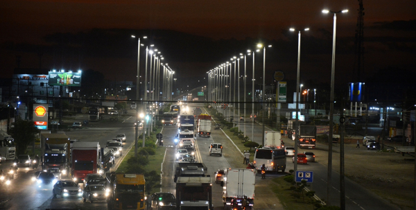 Anel de Contorno está mais iluminado entre a Cidade Nova e av. Maria Quitéria