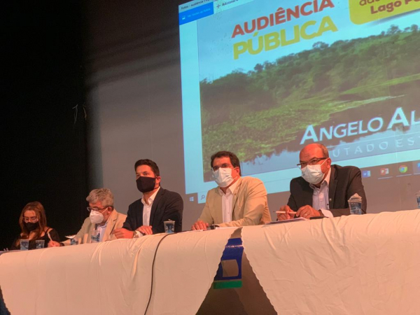 Audiência pública promovida por Angelo Almeida debate estudo do ciclo de vida das espécies aquáticas do lago Pedra do Cavalo