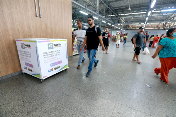 Bahia Sem Fome implanta novos pontos de coleta em estações de metrô e amplia arrecadação em Salvador