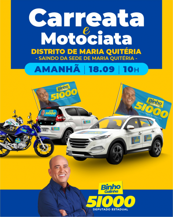 Binho Galinha faz carrhttp://painel.linceweb.com.br/app/view/form.php?id=87144&t=noticiaeata e motociata no Distrito de Maria Quitéria