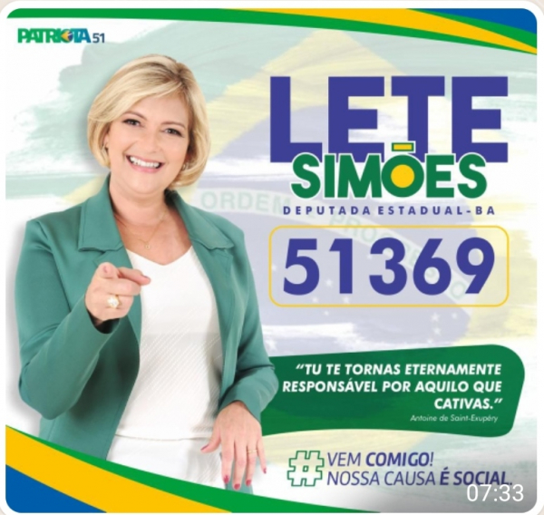 Candidata a deputada estadual, Lete Simões defende causas sociais