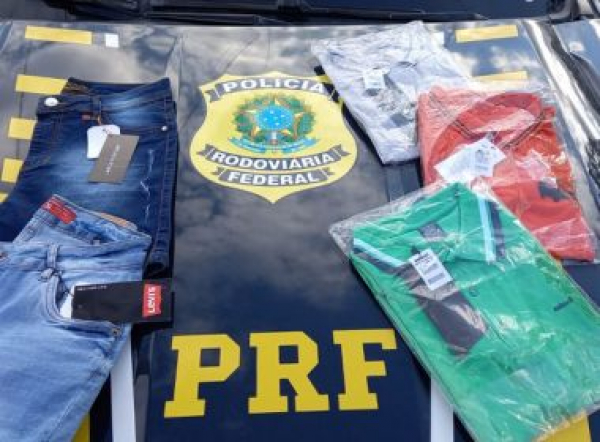 Carregamento com roupas falsificadas é apreendido na Chapada Diamantina