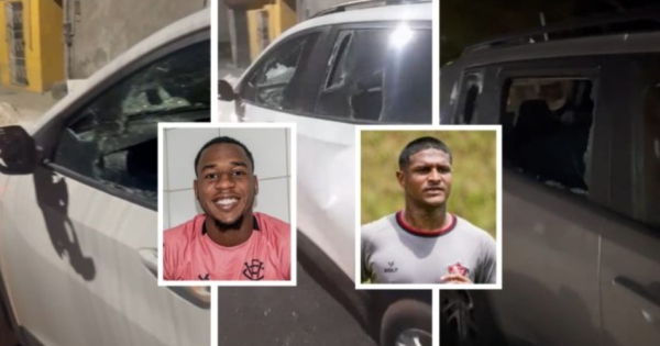 CARROS FORAM DESTRUÍDOS: Jogadores Dudu e Rodrigo Andrade agredidos em bar de Canabrava