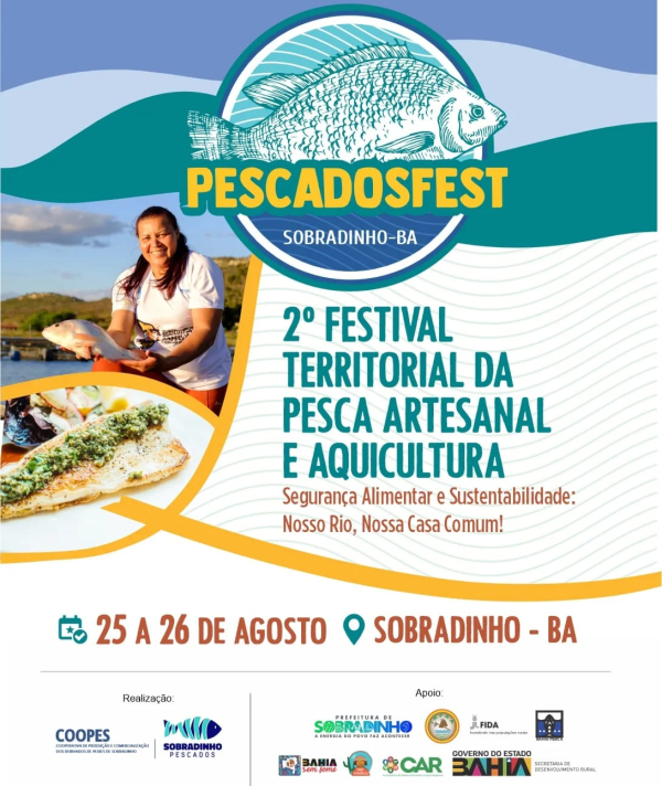 Coopes realiza 2º Festival Territorial de Pesca Artesanal e Aquicultura em Sobradinho-BA