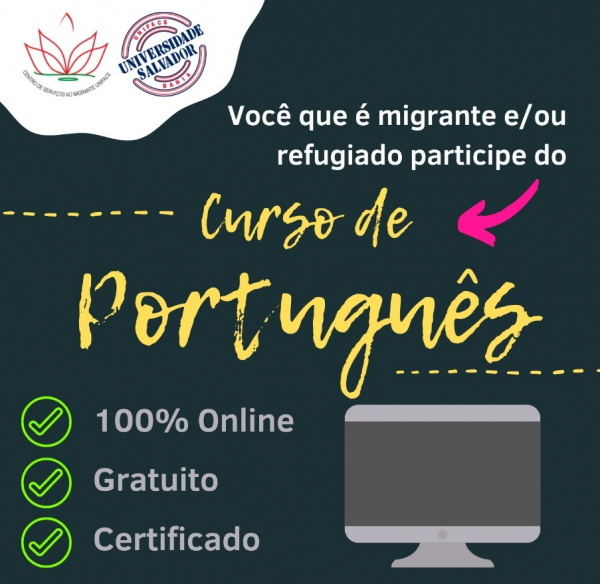 Curso de português para migrantes tem inscrições abertas até quarta (24) 