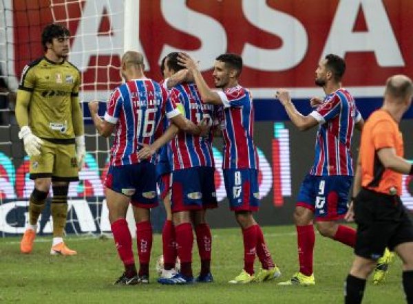 É campeão! Nos pênaltis, Bahia bate o Ceará e conquista a taça da Copa do Nordeste