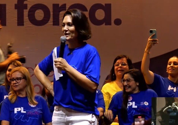 Em defesa dos ‘valores cristãos’, Michelle crítica indicação de Dino ao STF
