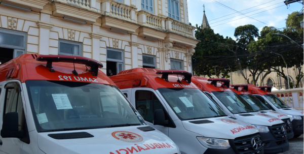 Feira de Santana: Novas ambulâncias são incorporadas à frota do SAMU