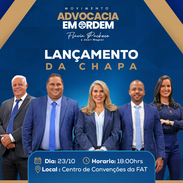 Grande evento de lançamento da Chapa de Flávia e Joari