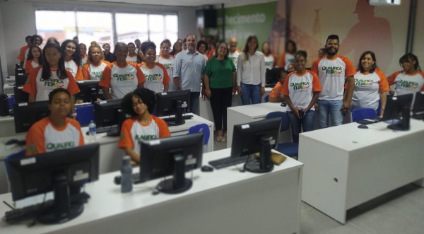 Iniciadas aulas para novas turmas do Qualifica Feira