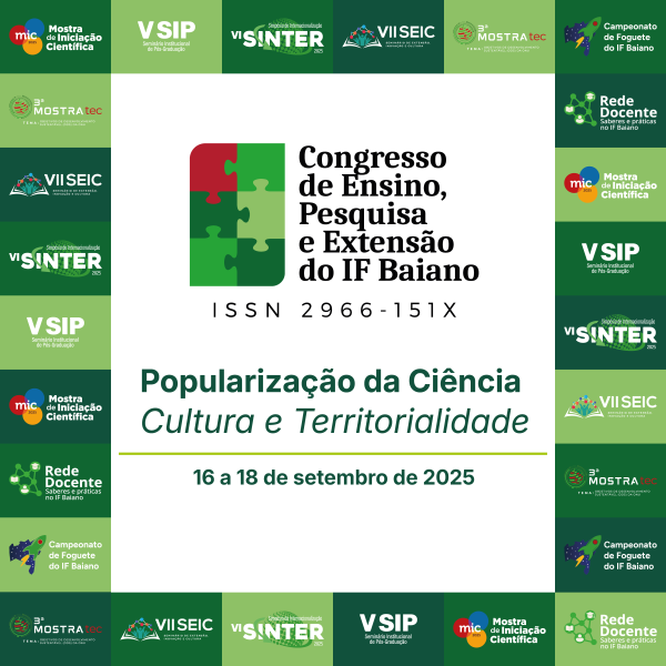 IV Congresso do IF Baiano começa nesta terça (16) em Santo Estêvão