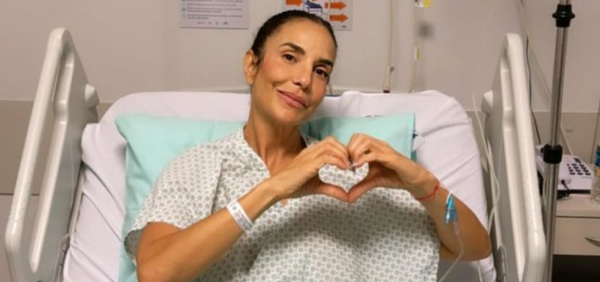 Ivete Sangalo é internada para tratar uma pneumonia