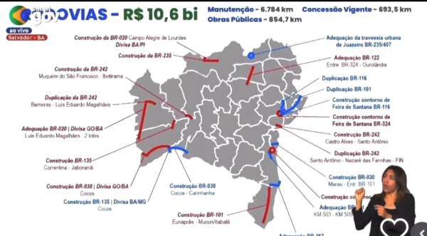 Ministro Rui Costa anuncia Obras do Anel de Contorno (BR-324-Cidade Nova)