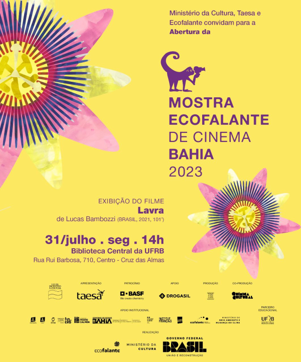 Mostra ECOFALANTE volta à  BAHIA e exibe filmes em CACHOEIRA e CRUZ DAS ALMAS