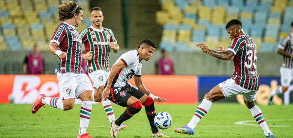 No último minuto, Vitória arranca empate com o Fluminense no Maracanã