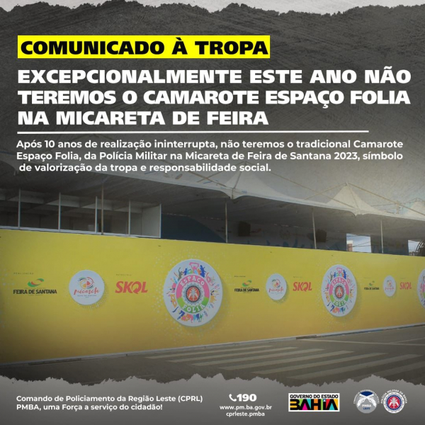 NOTA À IMPRENSA