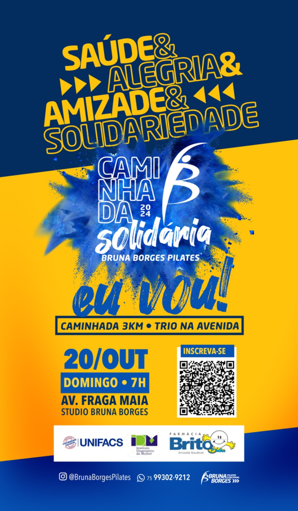Nova edição da Caminhada Solidária será realizada em Feira de Santana em outubro 