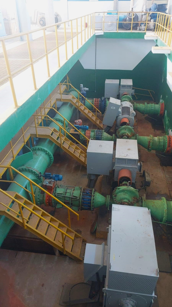 Novos equipamentos serão instalados em estação de bombeamento da Embasa em Feira de Santana 