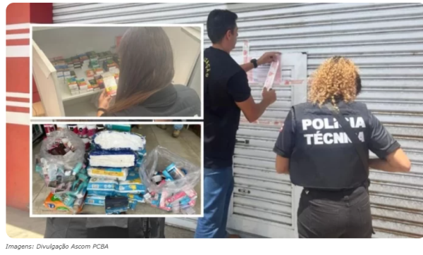 Operação da Polícia Civil apreende quase 5 mil remédios irregulares e fecha farmácias