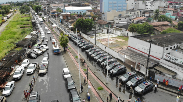 Polícia Militar recebe 130 novas viaturas para ampliar ações de segurança em Salvador e região metropolitana