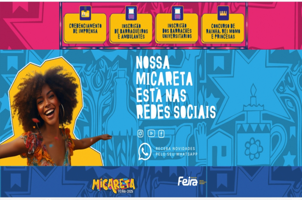 Prazo para credenciamento de imprensa da Micareta de Feira termina neste domingo (20)