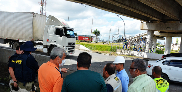 Prefeitura inicia escoramento do viaduto do Complexo Miraldo Gomes neste sábado