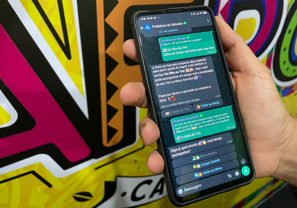 Prefeitura oferece localização em tempo real dos trios via WhatsApp