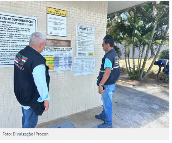 Procon fiscaliza possível aumento excessivo de combustível em Feira de Santana