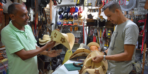 Produtos confeccionados em palha ganham destaque na Galeria do Artesão