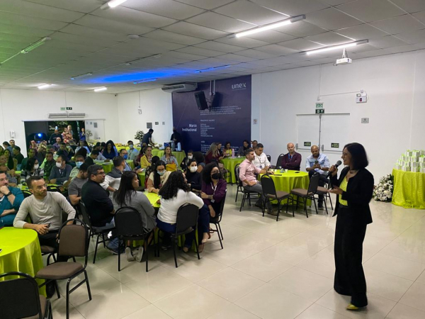 Professores da Unex aprendem a relação entre o ensinar, aprender e avaliar na Jornada Pedagógica 2022.2