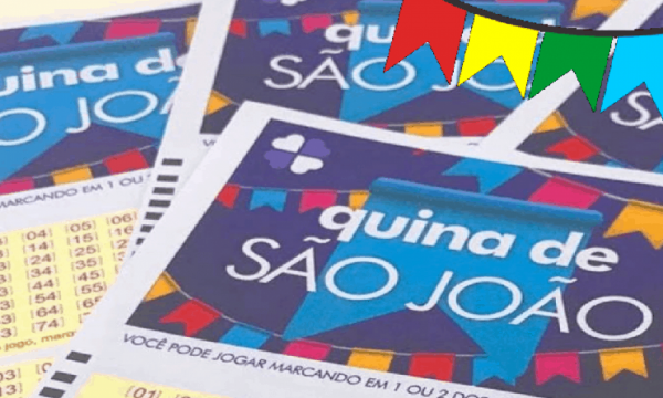 Quina de São João sorteia R$ 170 milhões acontece neste sábado