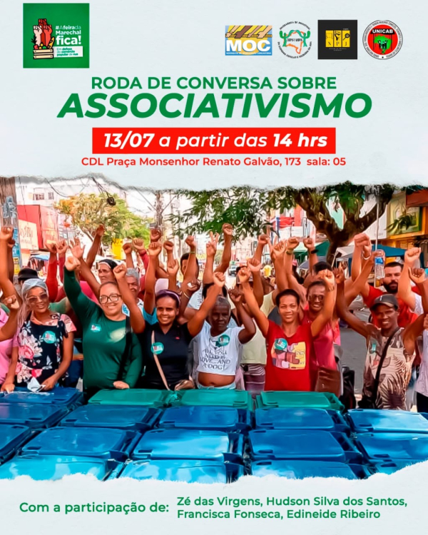 Roda de Conversa Sobre Associativismo Reúne Comunidade em Defesa das Feiras