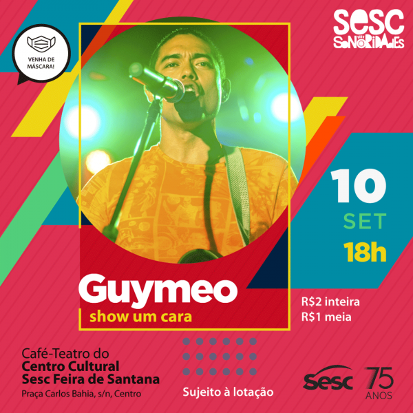 Se Liga | Programação do Centro Cultural Sesc Feira de Santana