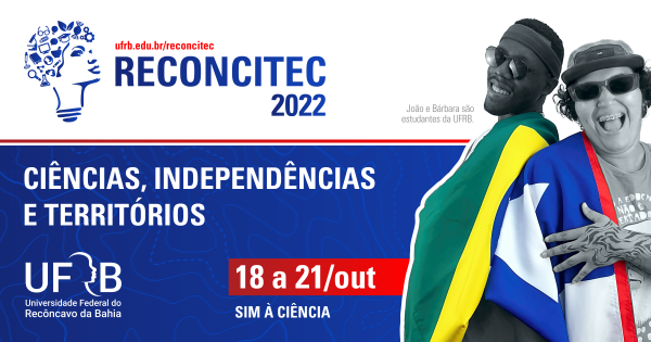 UFRB abre inscrições e submissão de trabalhos para a Reconcitec 2022