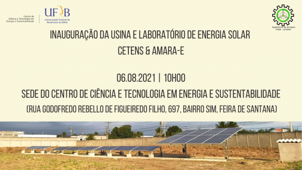 UFRB inaugura Usina e Laboratório de Energia Solar do CETENS