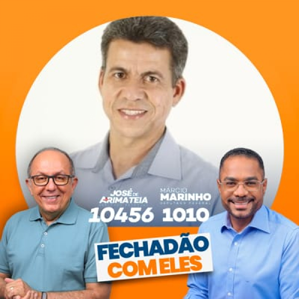 Vereador Petrônio fechado com os Deputados Marcio Marinho e José de Arimatéia 