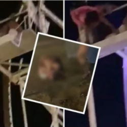 Criança cai de roda-gigante durante festa de São João em Ipirá