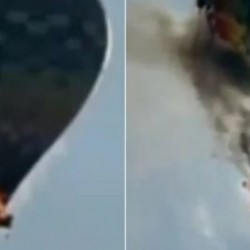 Piloto de balão que caiu em SC diz que extintor de incêndio não funcionou