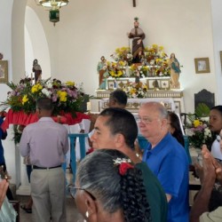 Prefeito participa de celebração em homenagem a São Roque no distrito de Jaíba