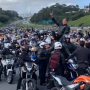 Bolsonaro arrasta multidão durante 'motociata': veja vídeo