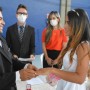 Casais realizam o sonho do matrimônio em cerimônia na manhã de hoje (24)