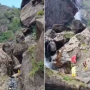 Homem morre após cair de cachoeira ao tentar fazer foto na Bahia