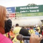 Trabalhadoras realizam manifestação por mais empregos para as mulheres no setor da construção